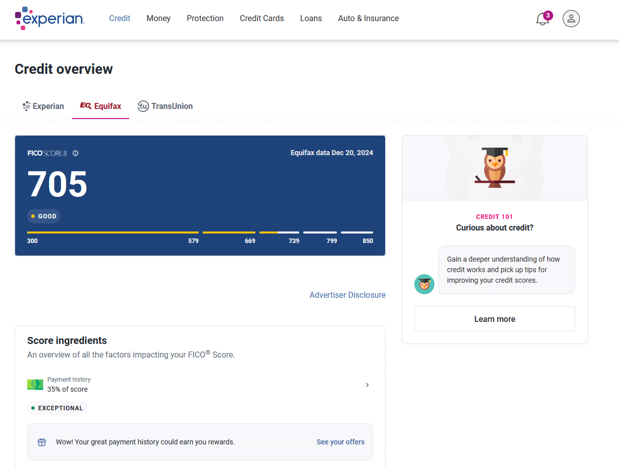 Experian Equifax overview 2025